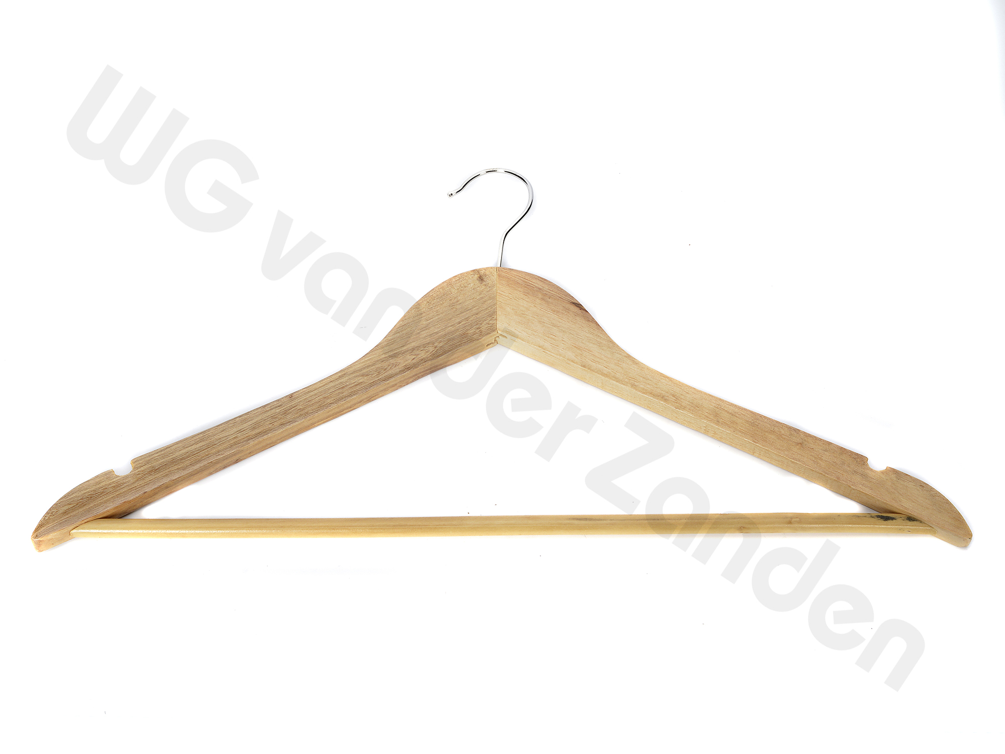 505026 CLOTH HANGER 45CM WOOD WITH BAR