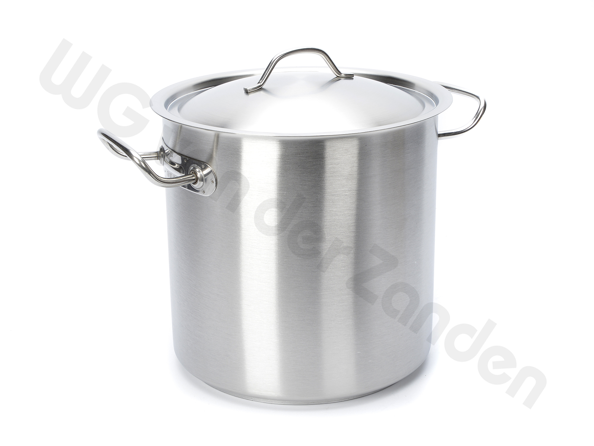 521616 STOCKPOT S/S 16Ø X 16CM 3.1 LTR WITH COVER