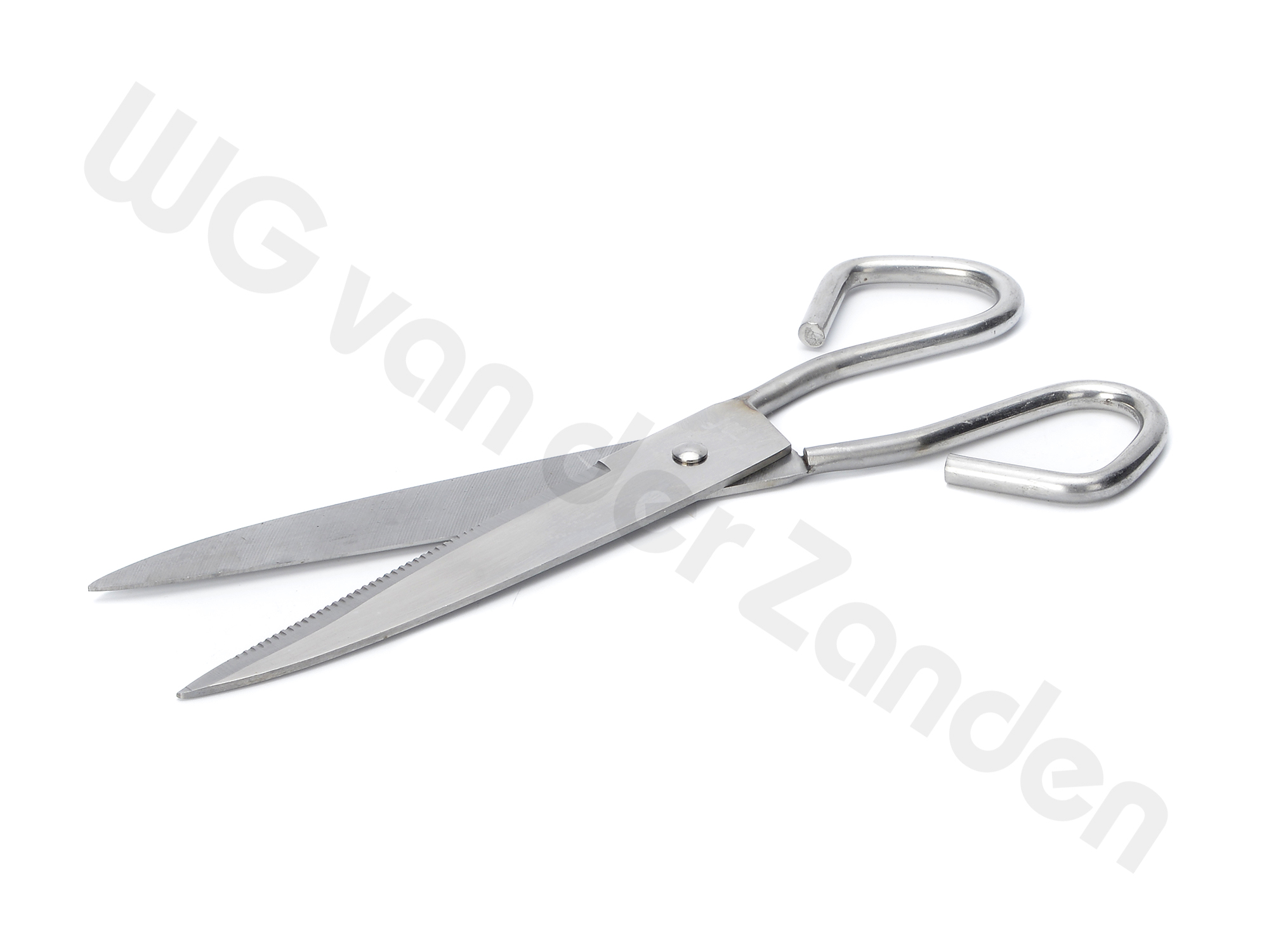 550050 VISSCHAAR RVS ZWAAR 20CM