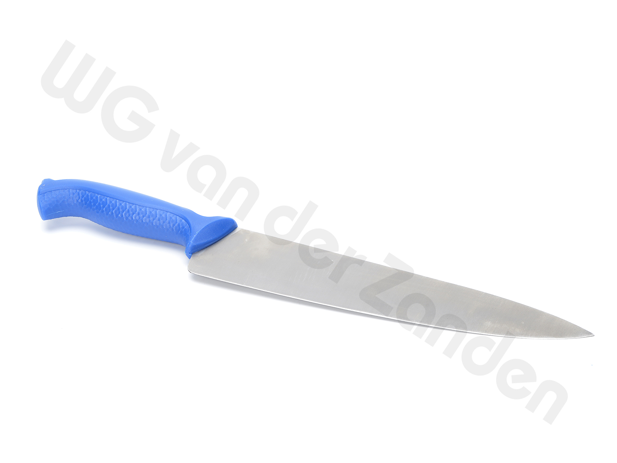 551534 CHEFS KNIFE 25CM BLUE HANDLE