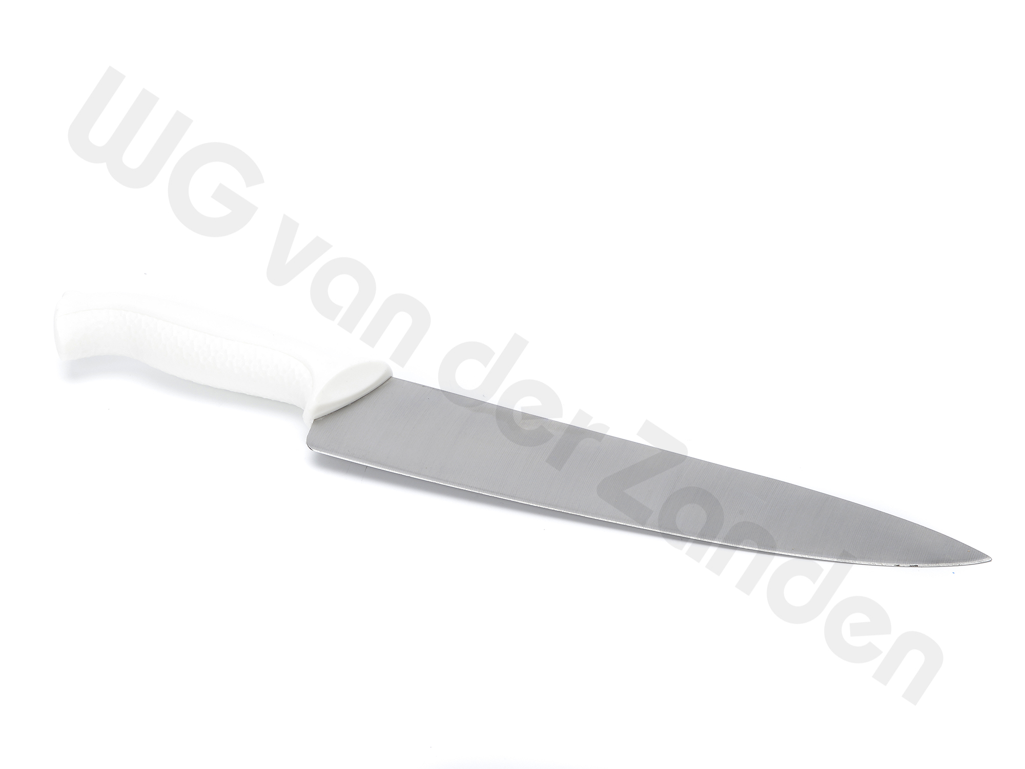 551535 CHEFS KNIFE 25CM WHITE HANDLE