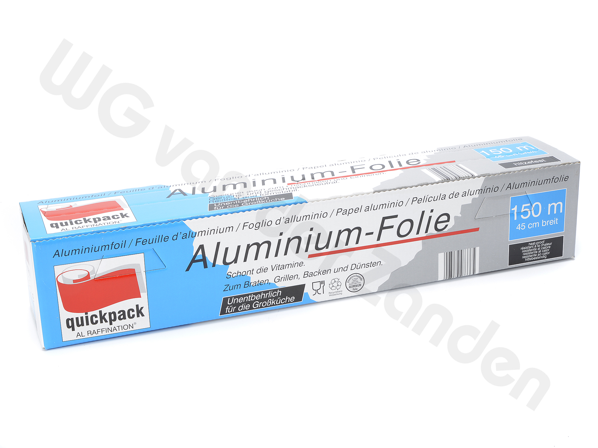 660003 ALUMINIUM FOIL 45CM IN DISPENSER BOX