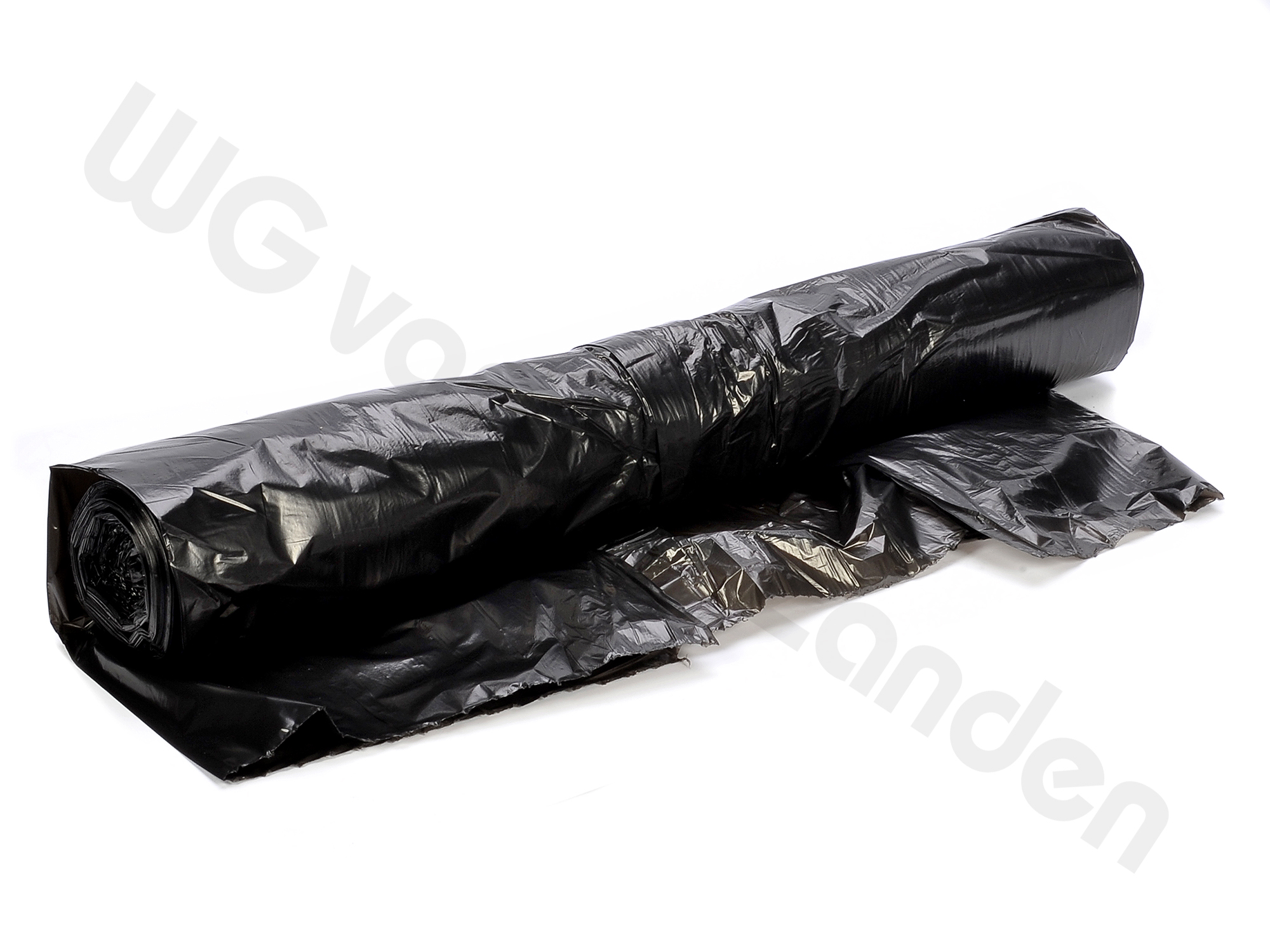 661114 BAGS GARBAGE 45X50CM T10 16 LTR BLACK HDPE