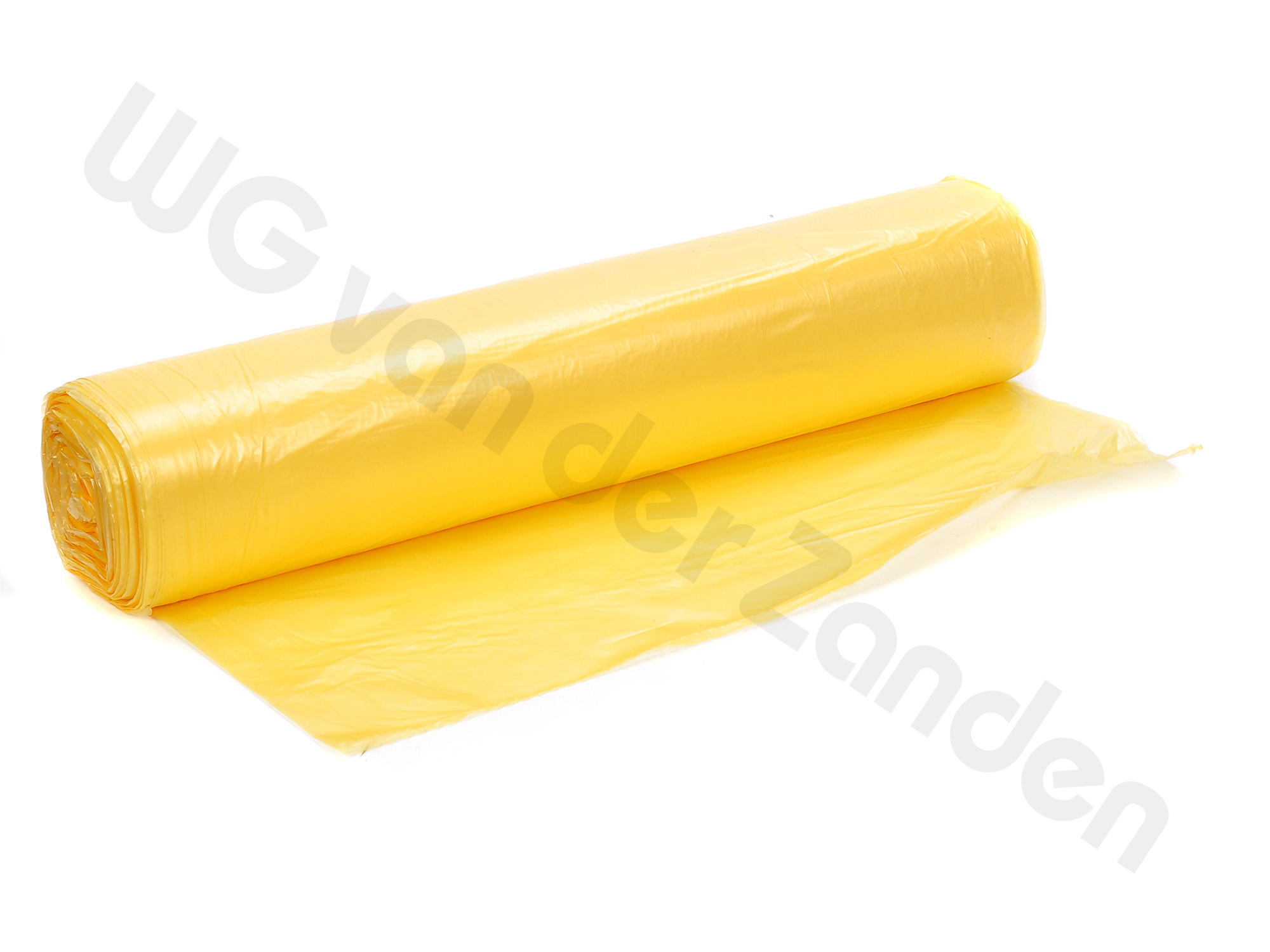 661123 AFVALZAK PEDAAL 45X55CM T10 20 LTR HDPE GEEL