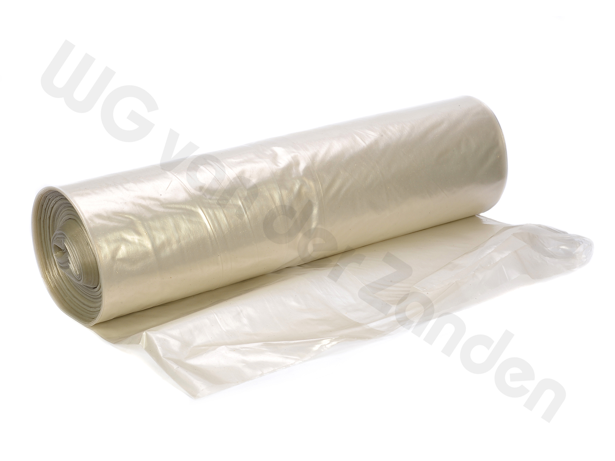 661176 AFVALZAK TRANSPARANT 105X140CM T100 220 LTR LDPE