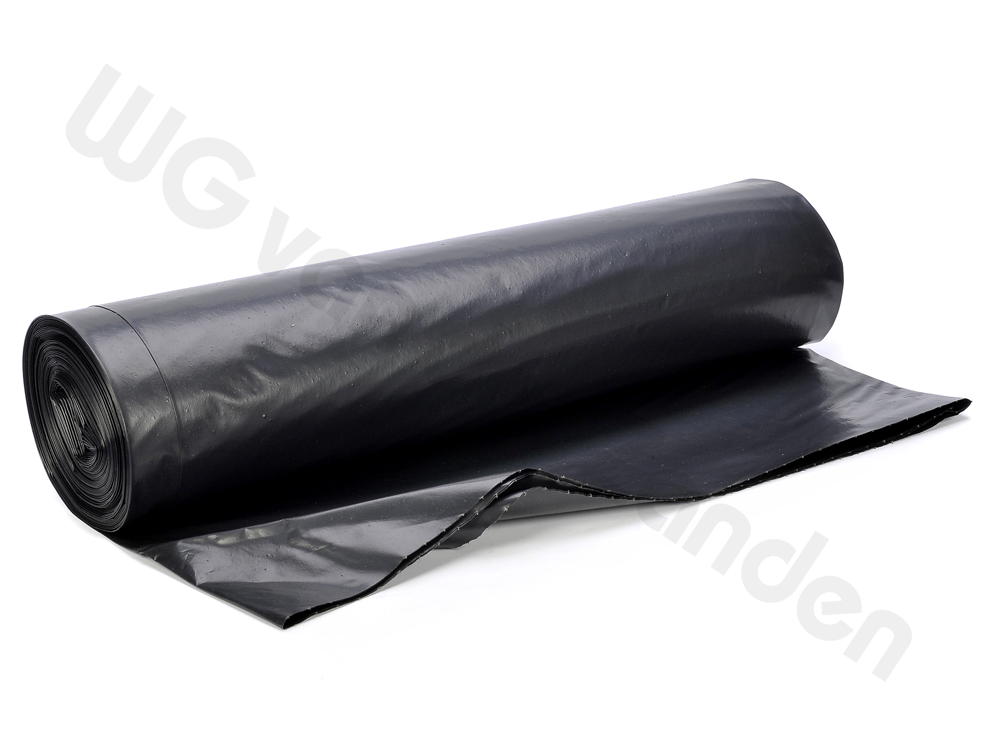 661182 AFVALZAK ZWART 85X100CM T60 125 LTR LDPE