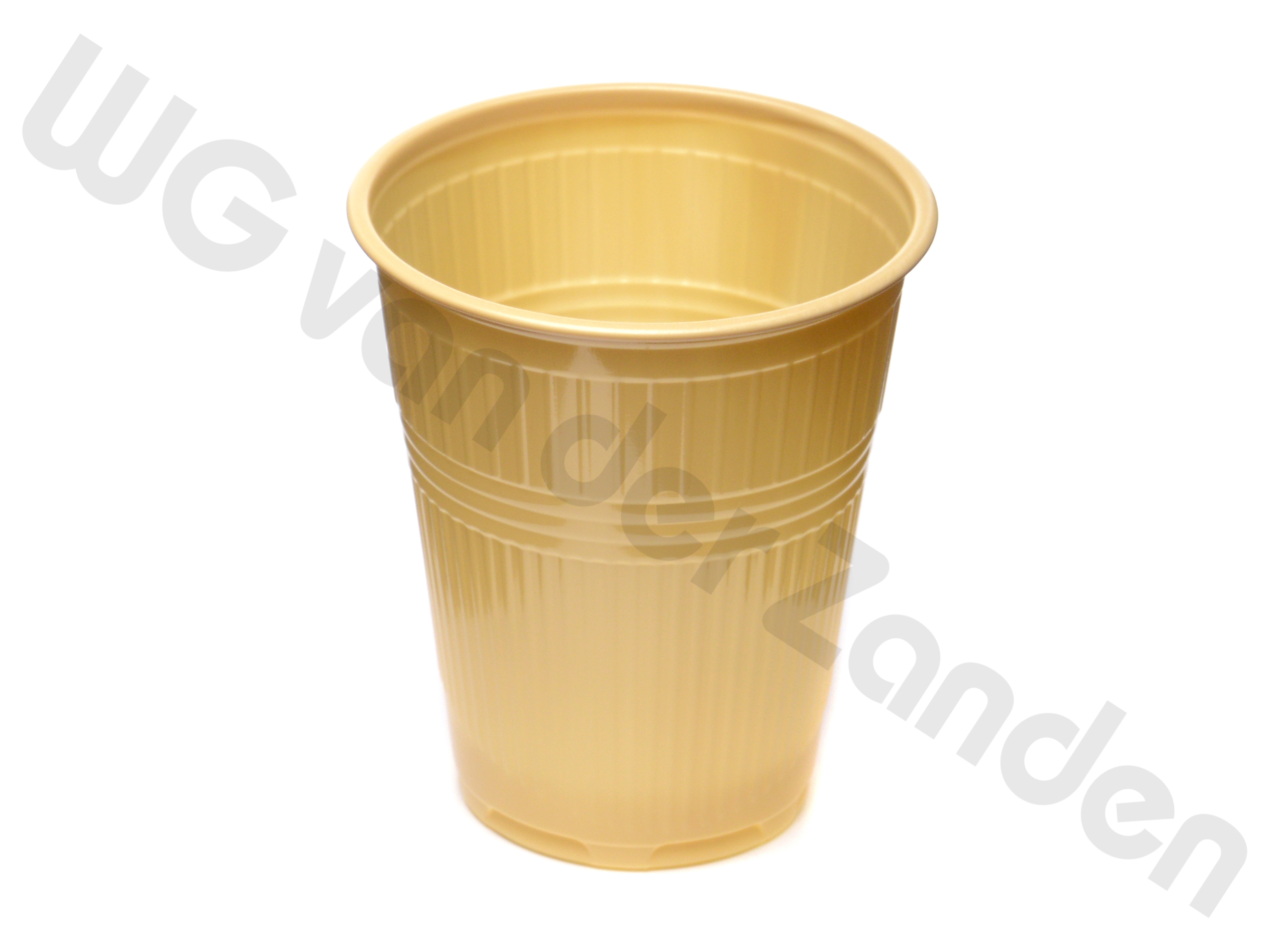 662278 BEKER KUNSTSTOF DISPOSABLE 16CL BEIGE