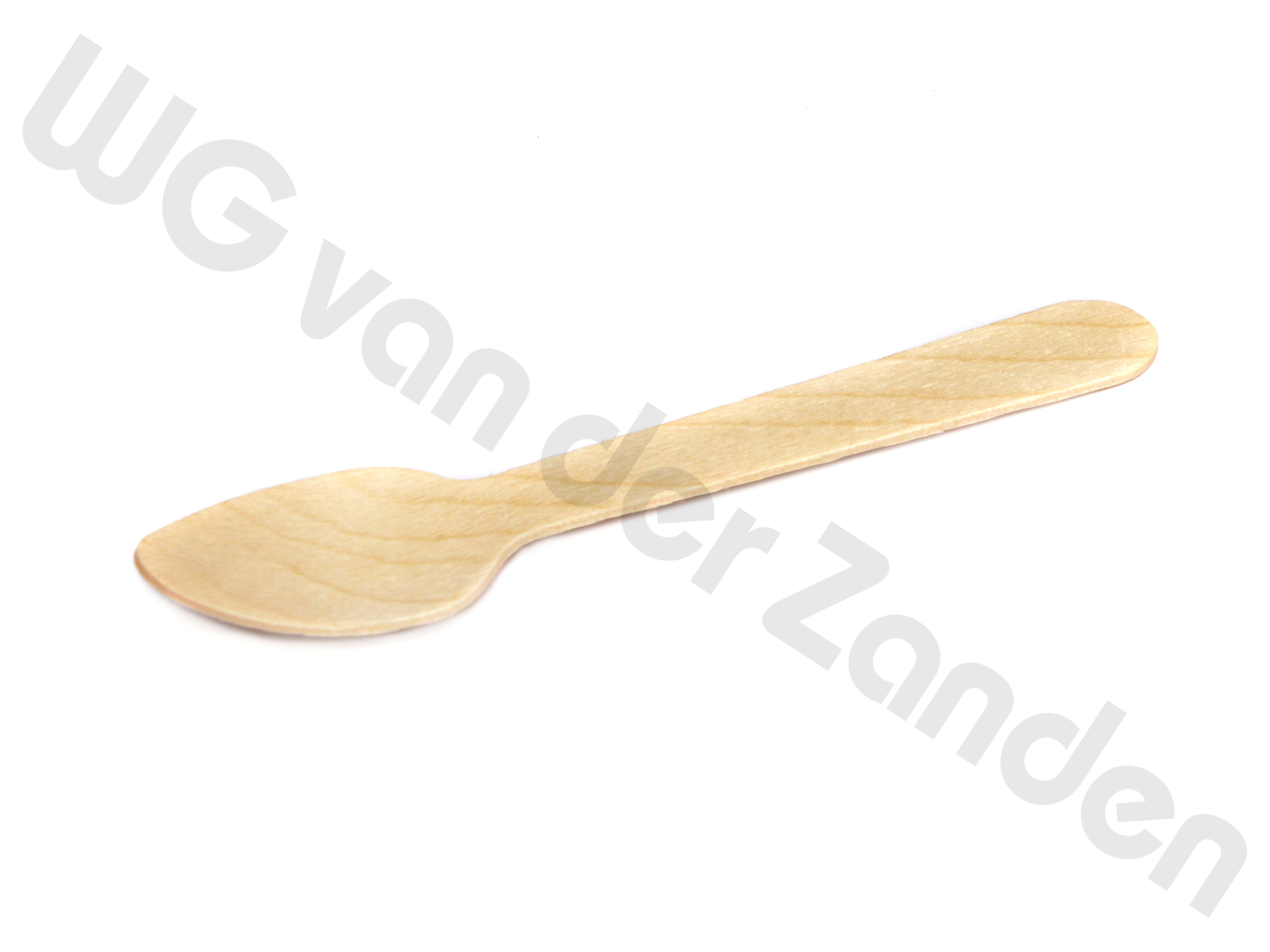 662327 COFFEE SPOON  DISPOSABLE WOOD 11CM