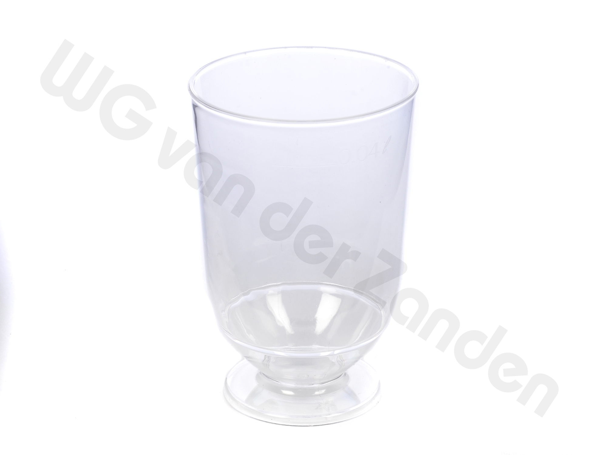662811 GLASS GIN DISPOSABLE PLASTIC 5CL