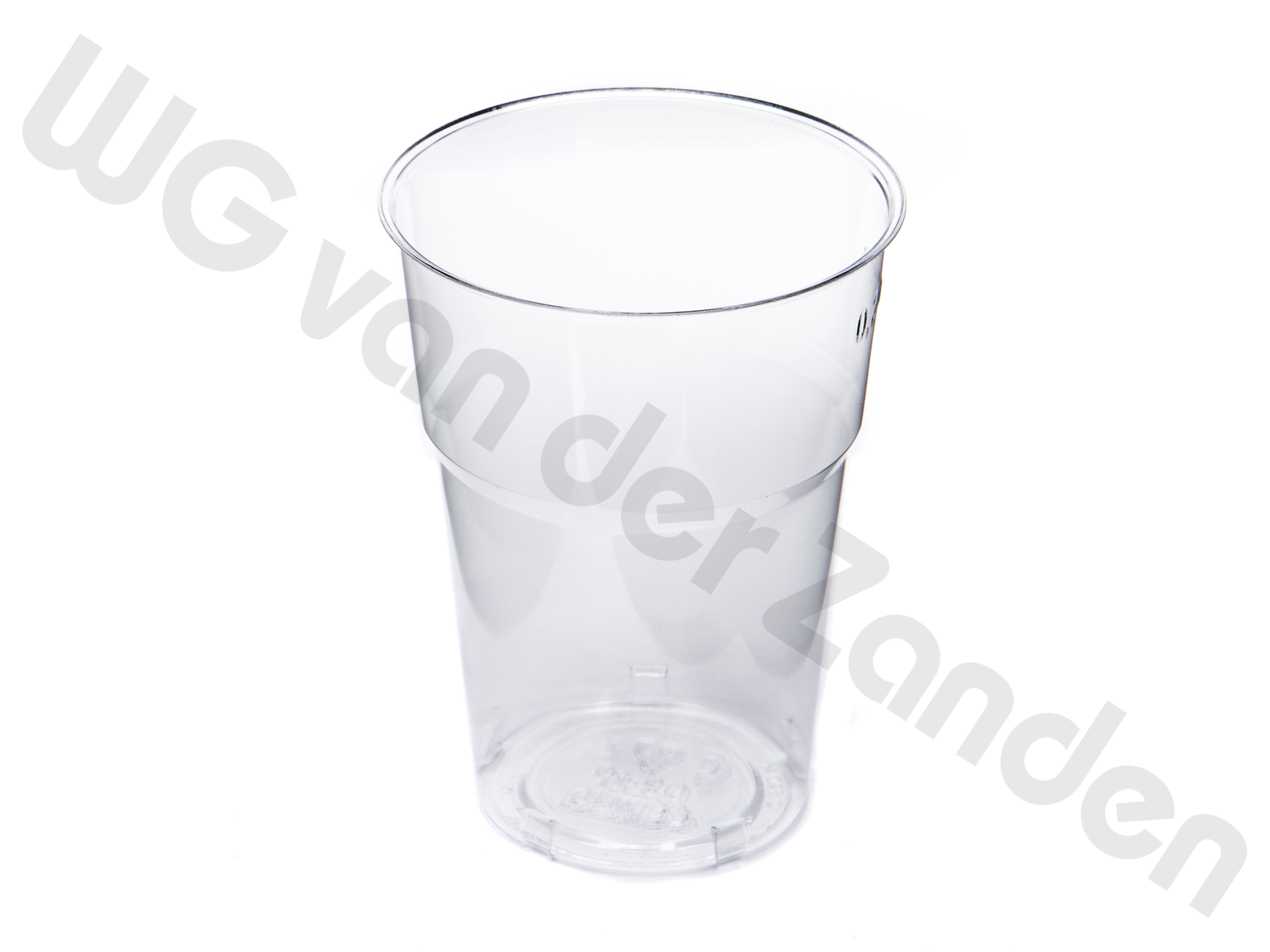 662821 GLASS DISPOSABLE PLASTIC CLEAR 20CL