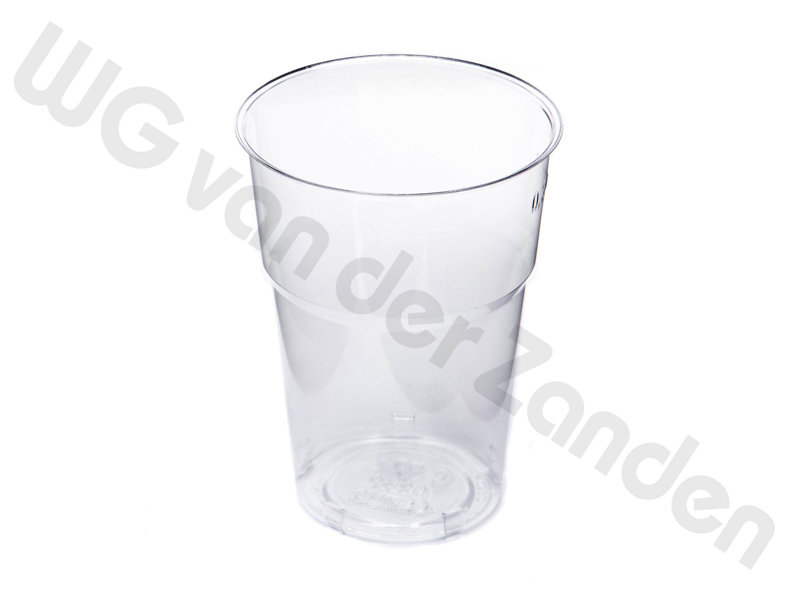 662821 GLAS DISPOSABLE KUNSTSTOF TRANSPARANT 20CL