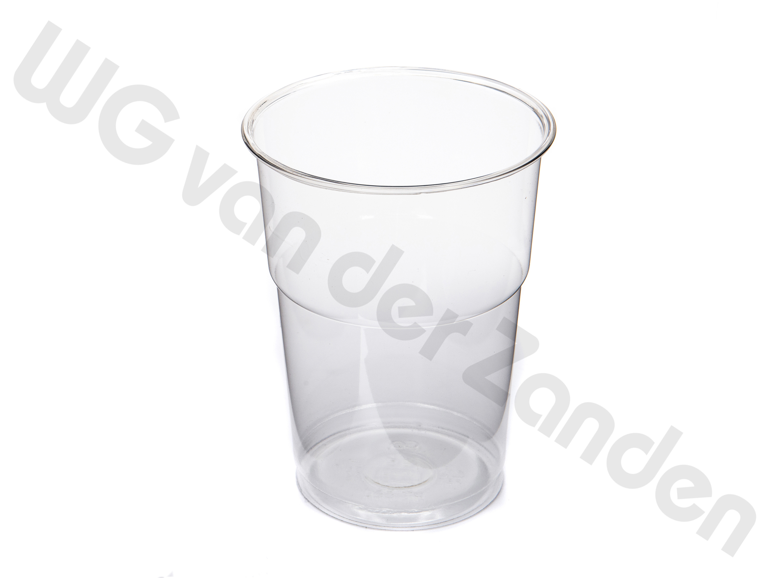 662823 GLASS DISPOSABLE PLASTIC CLEAR 40CL