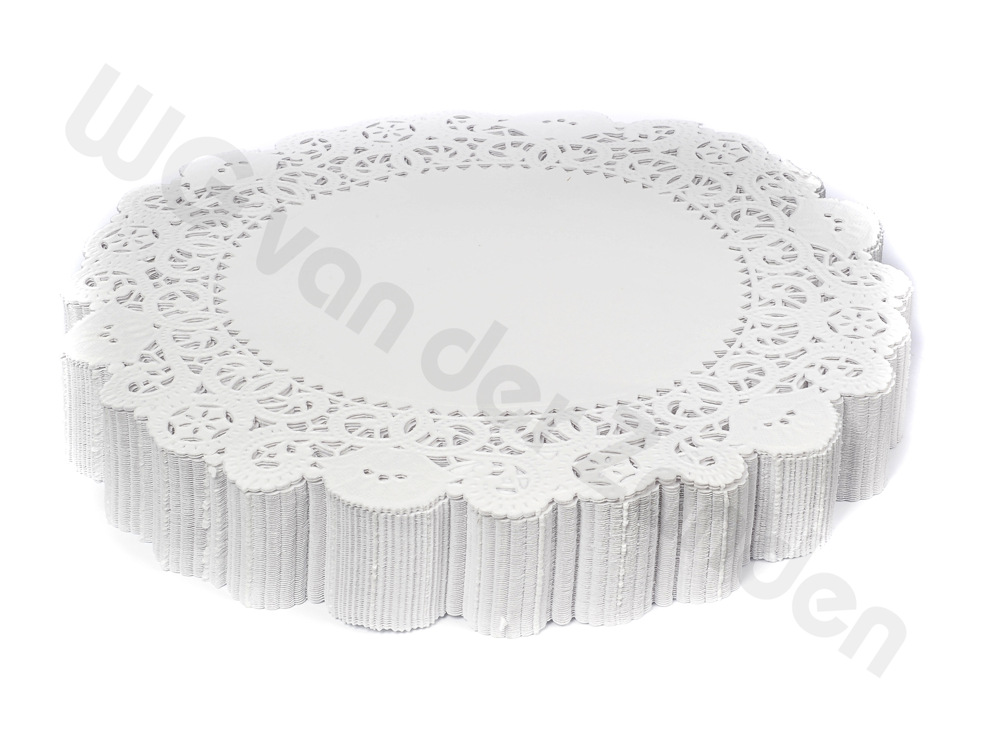 664000 DOILY LACE PAPER ROUND 12CMØ