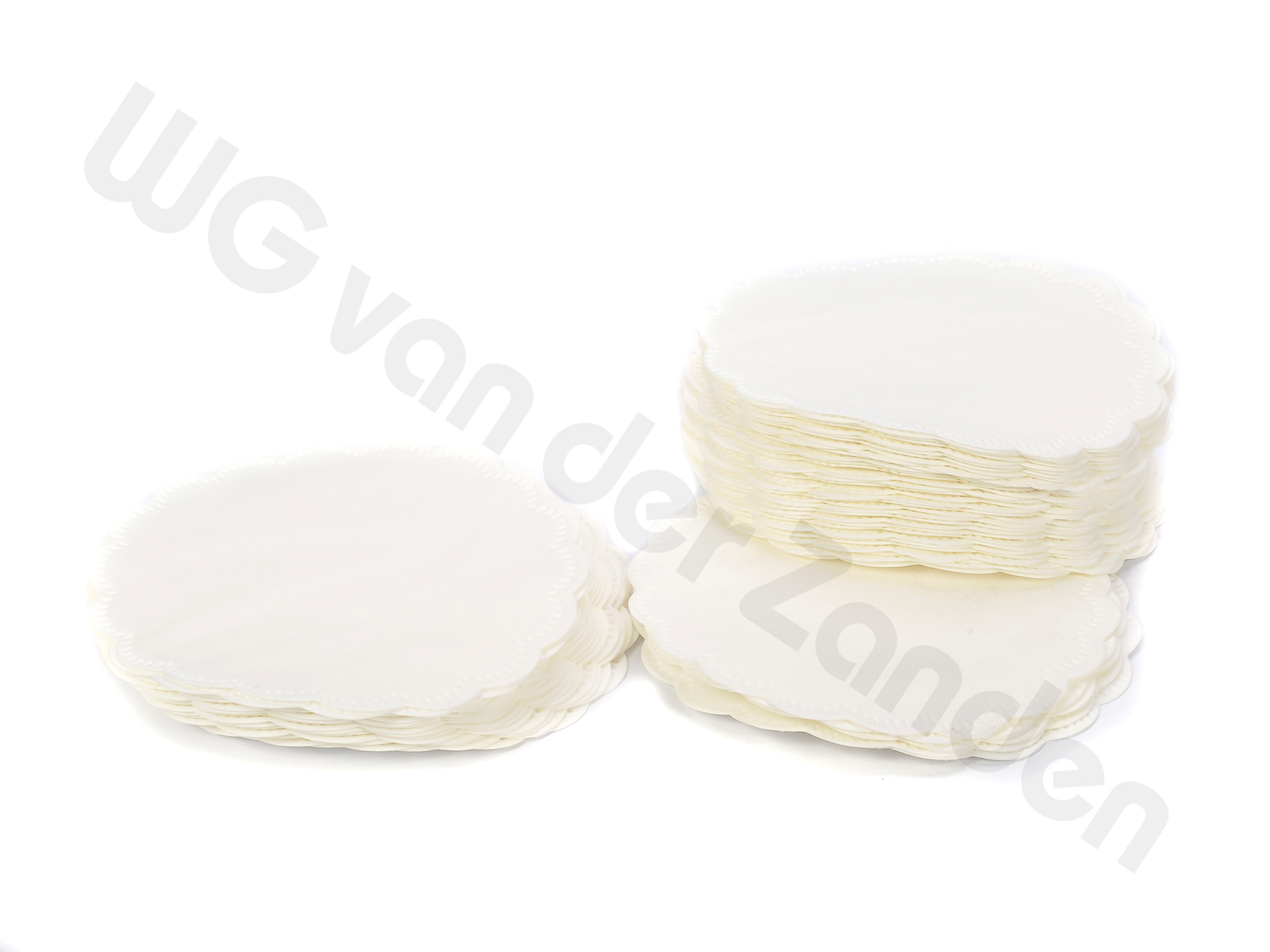 664301 COASTERS PAPER 9CMØ 8-PLY WHITE