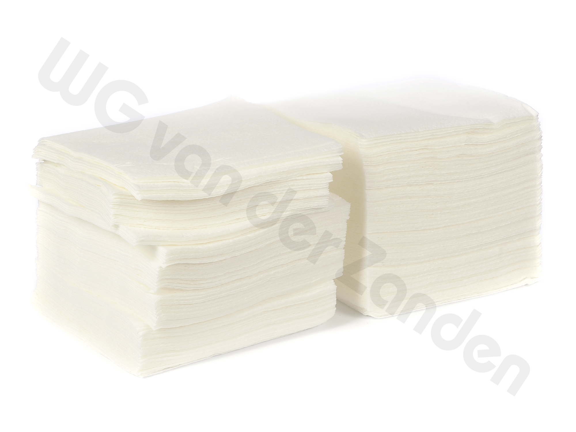 669003 NAPKIN COCKTAIL WHITE 24X24CM 1-PLY TORK