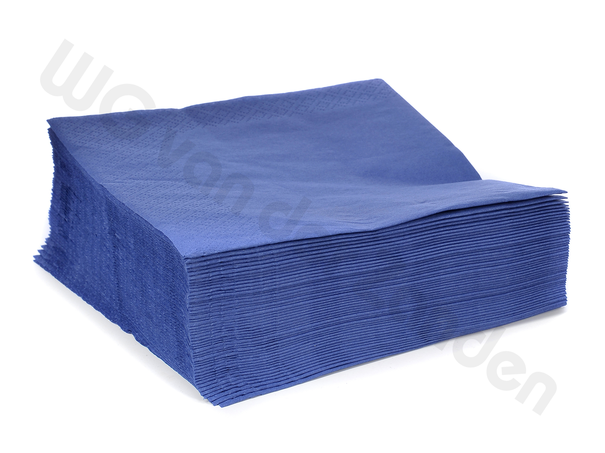 669401 SERVET DONKERBLAUW 33X33CM 2-LGS