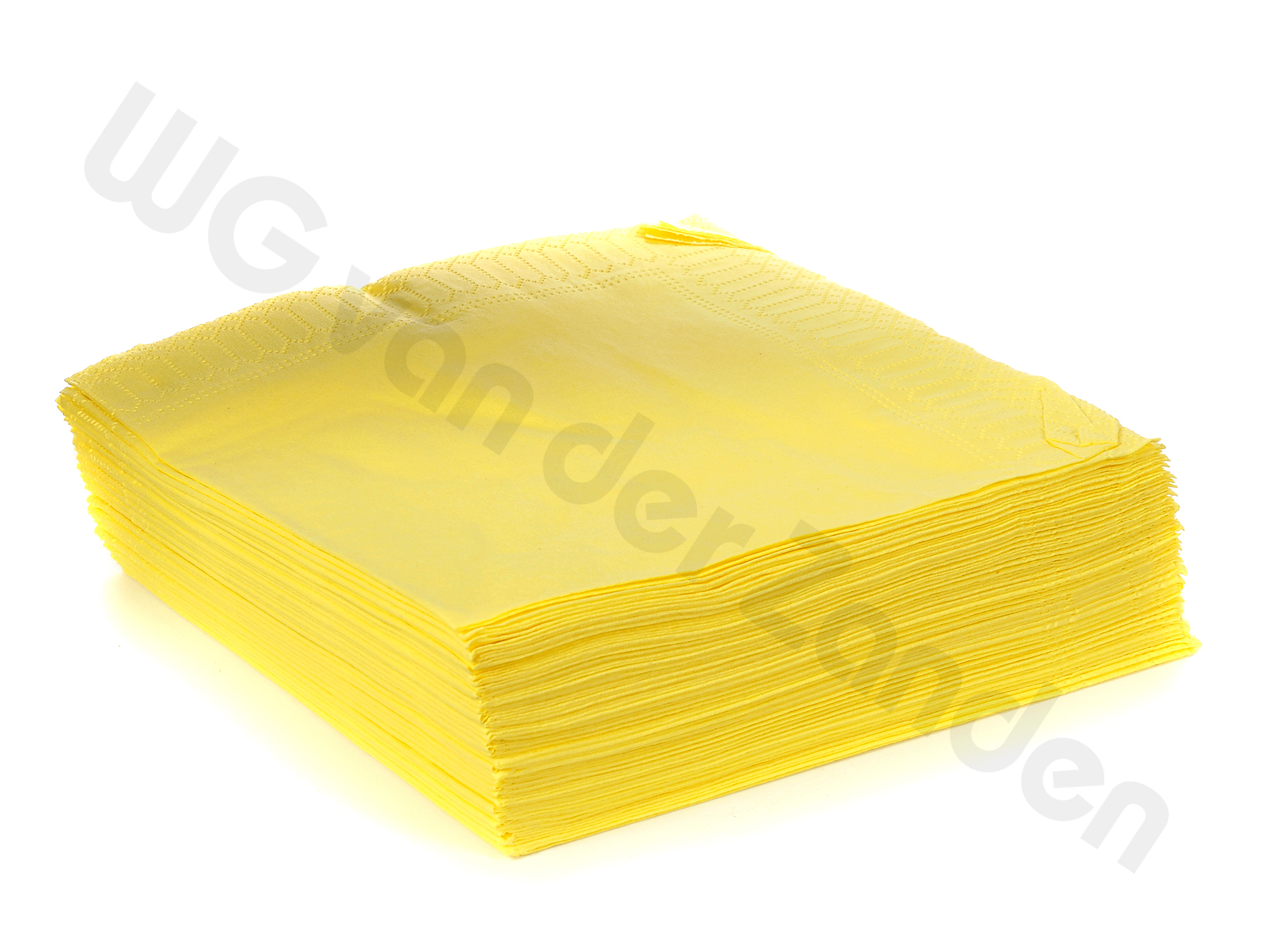 669403 NAPKIN YELLOW 33X33CM 2-PLY