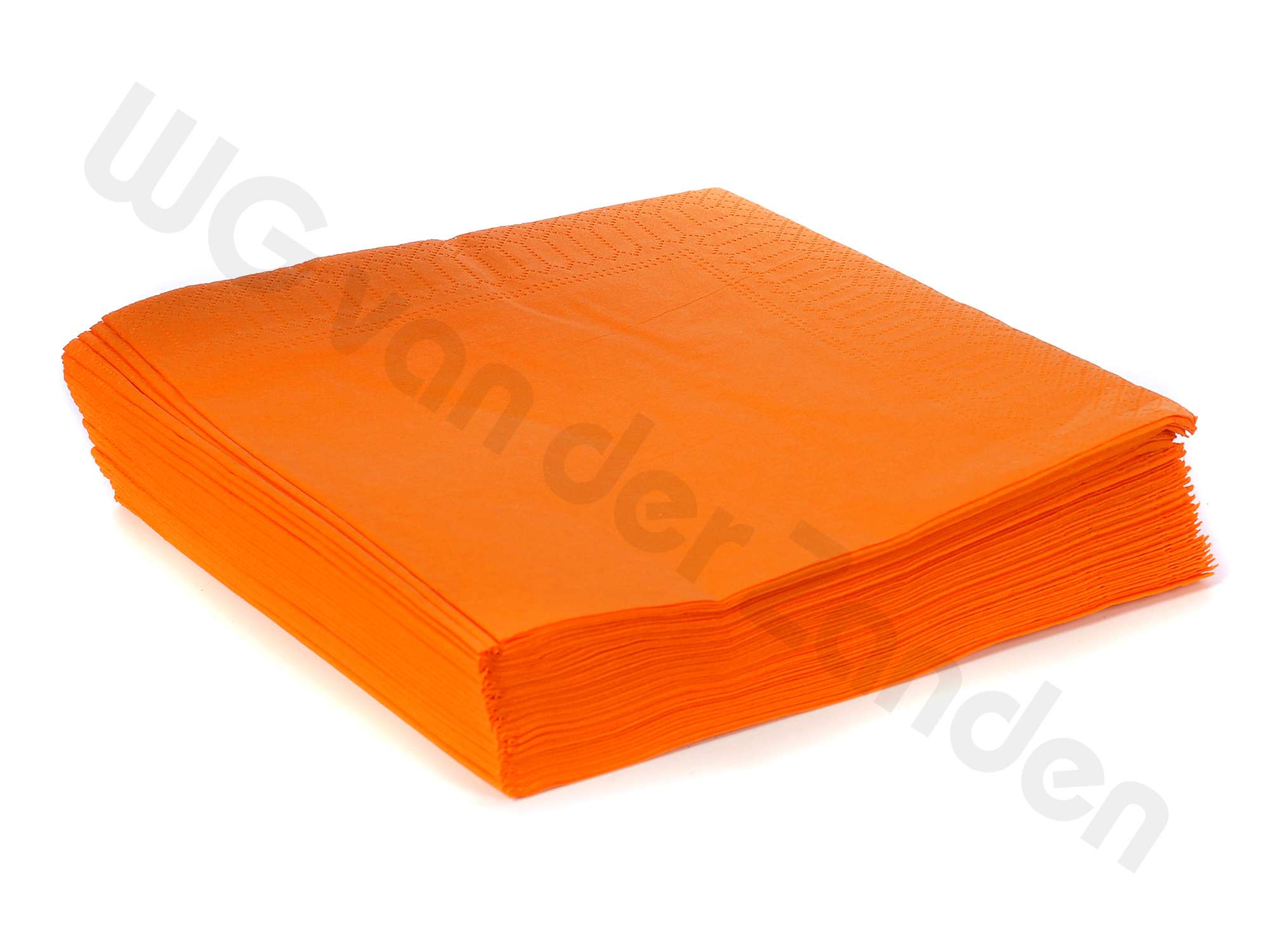 669415 SERVET ORANJE 33X33CM 2-LGS