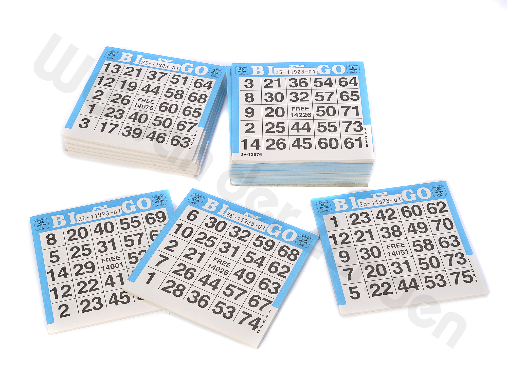 770006 BINGO CARDS PACK / 500 SHEETS