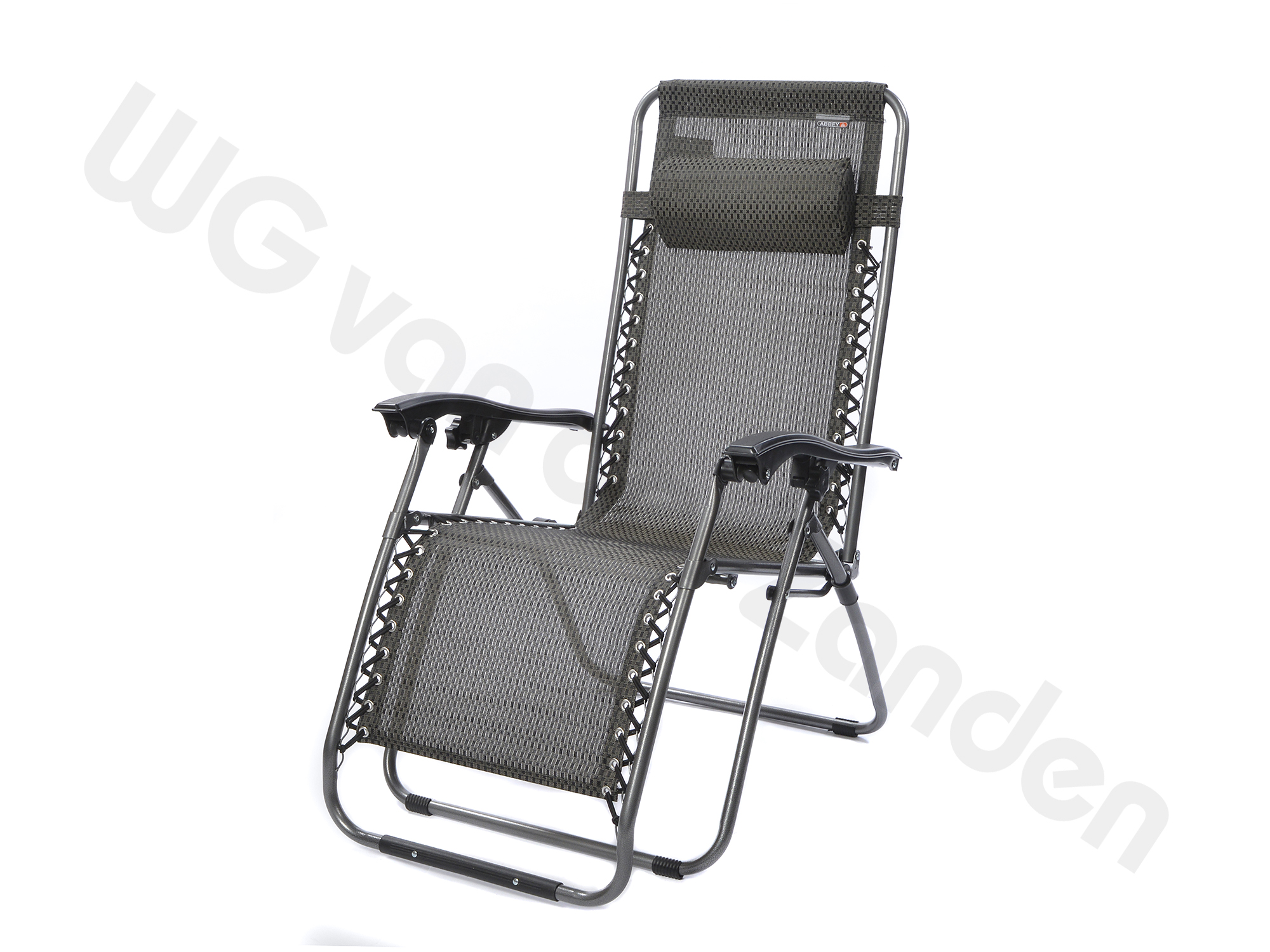 770062 CHAIR OUTDOOR RELAX METAL PIPE FRAME