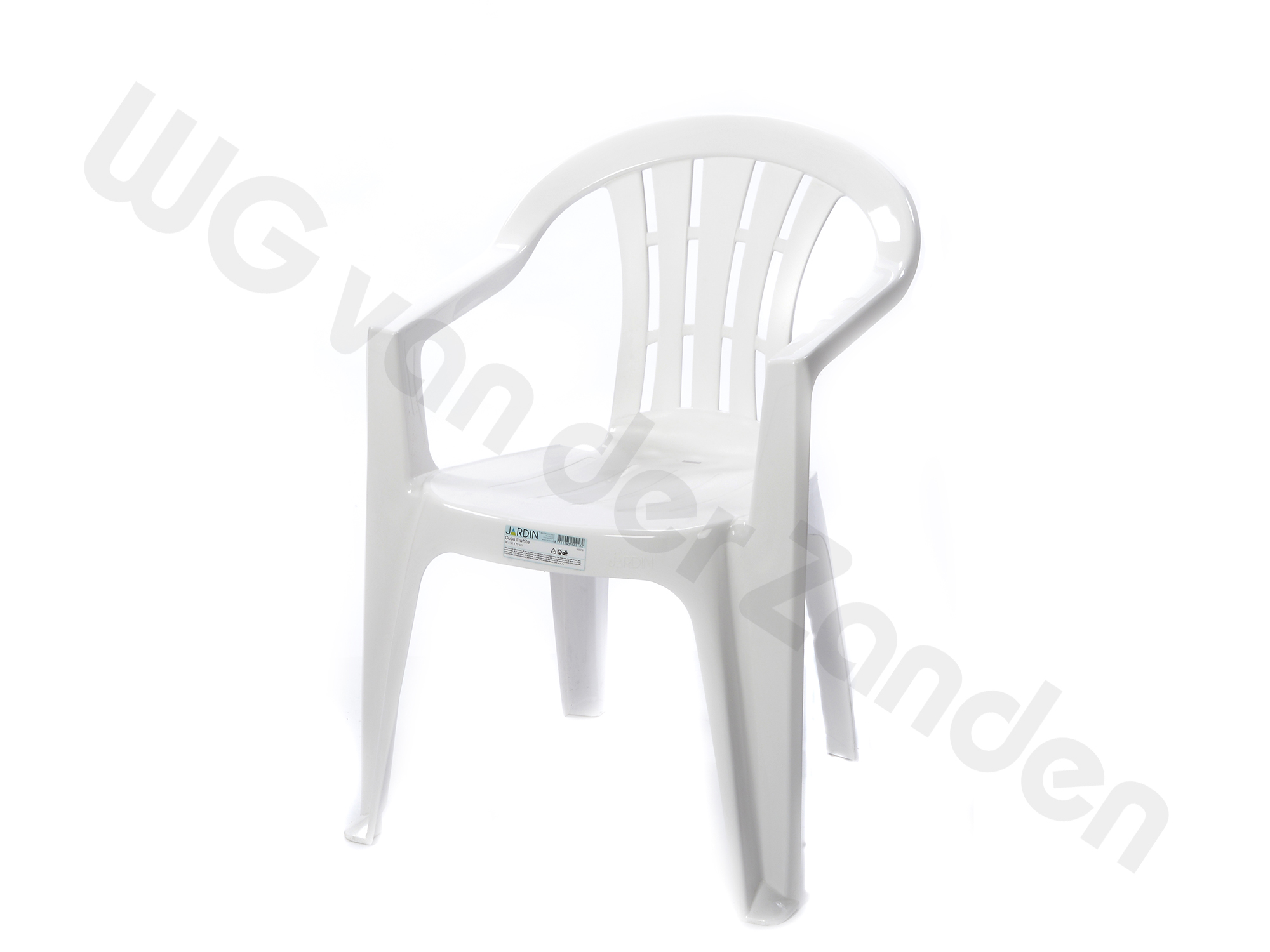 770063 CHAIR OUTDOOR BASIC PLASTIC GREY STACKABLE JARDIN