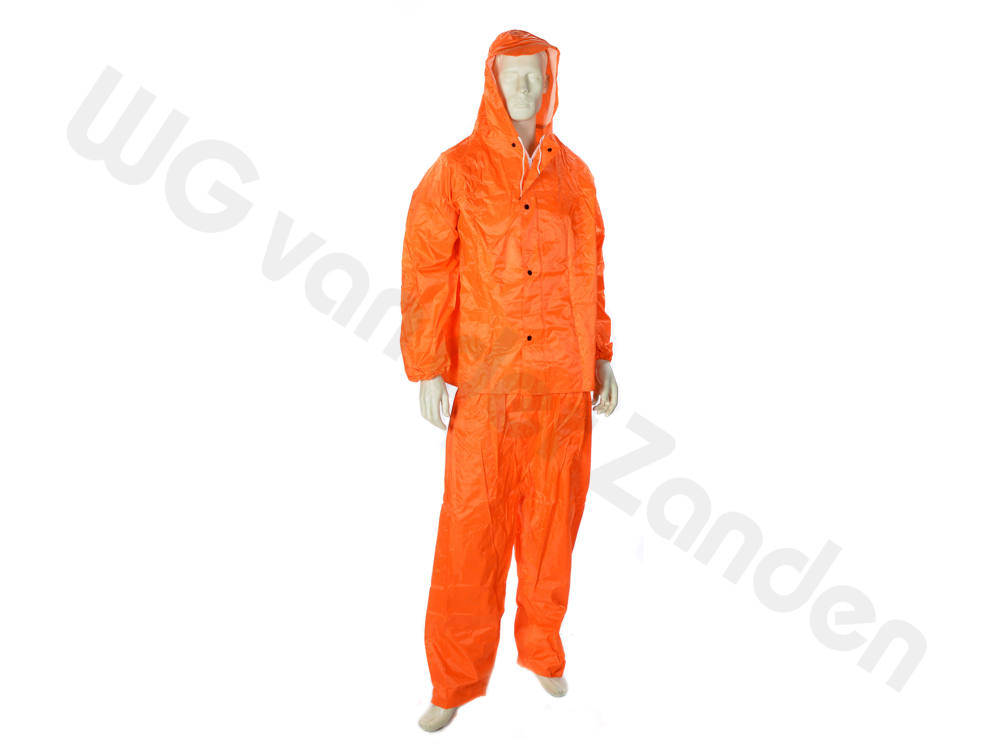 889006 RAIN SUIT PVC ORANGE SIZE M