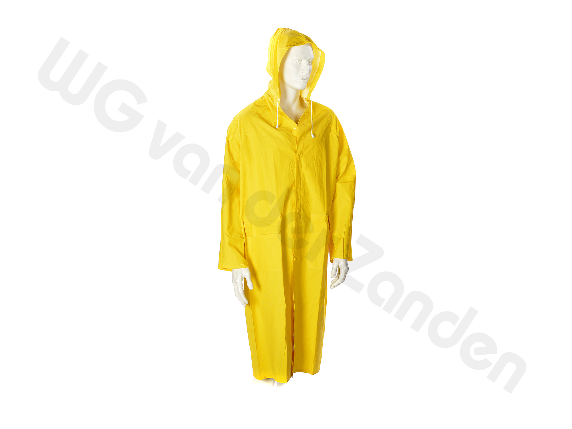 889032 RAIN COAT PVC LONG YELLOW SIZE M