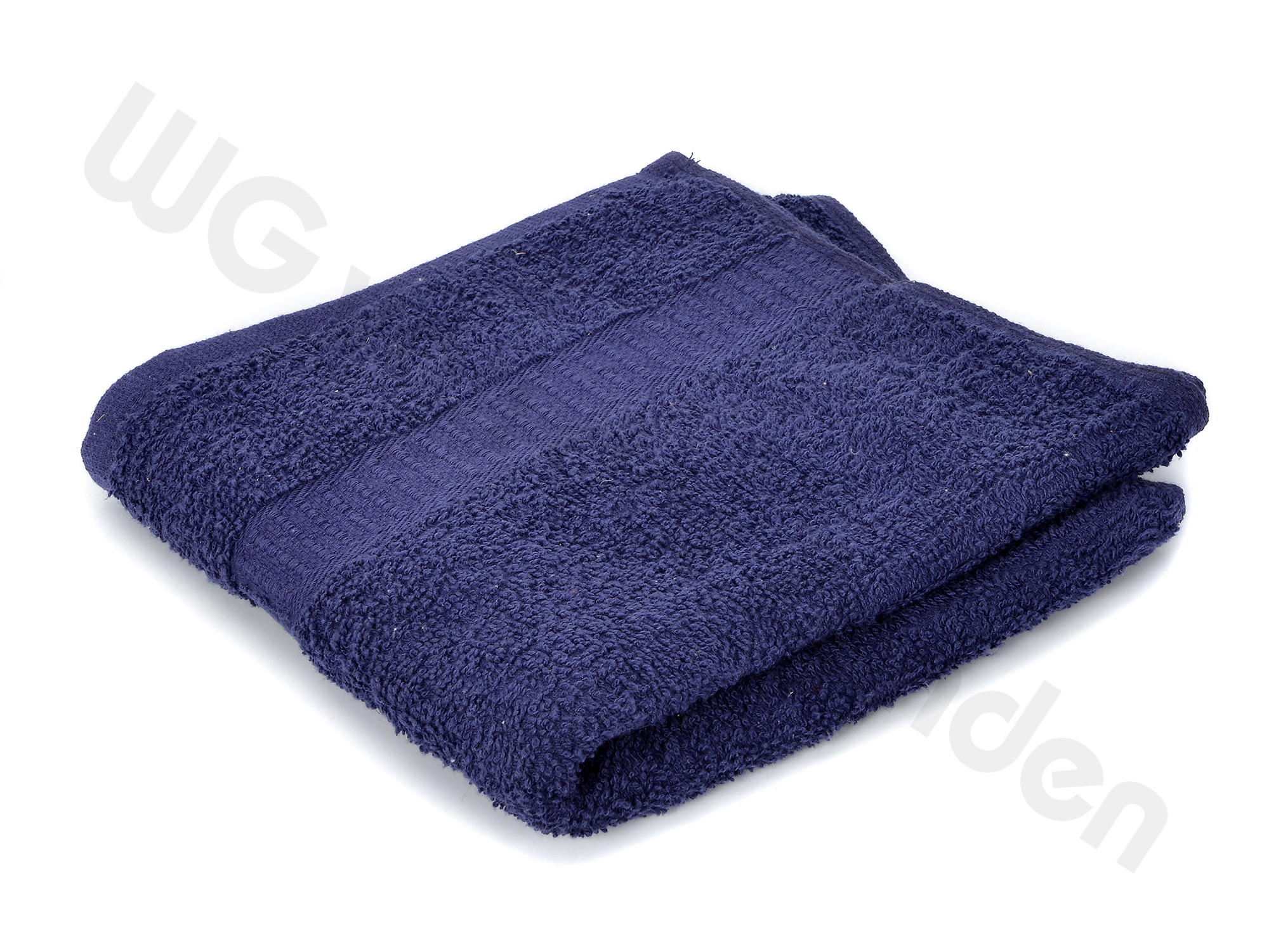 090011 HANDDOEK KATOEN BLAUW 50X100CM 400GSM