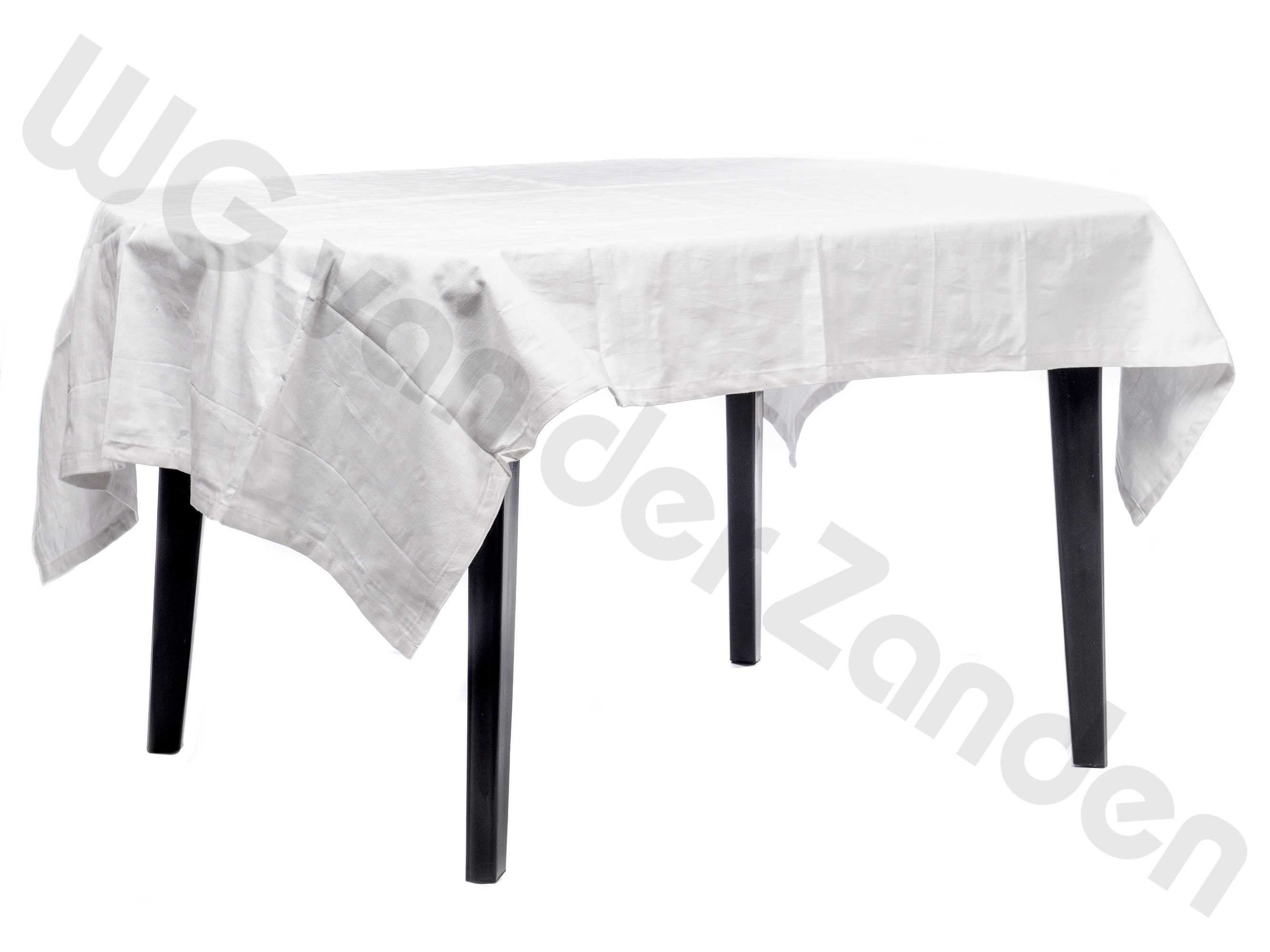 090042 TABLE CLOTH 130 X 170 CM WHITE COTTON