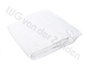 090200 FITTED BED SHEET JERSEY WHITE 90X200(+15)CM