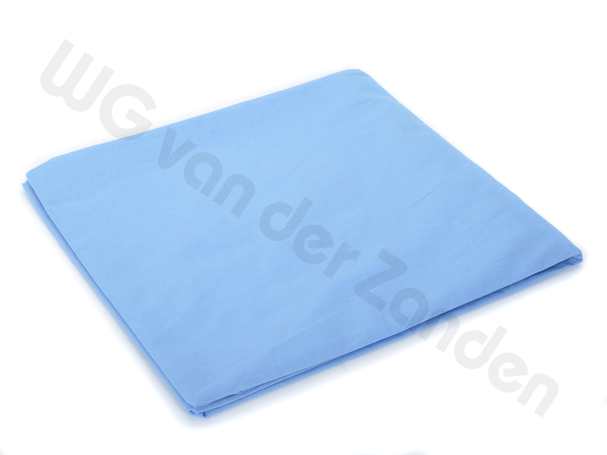 090310 BED SHEET 100% COTTON BLUE 140X240CM