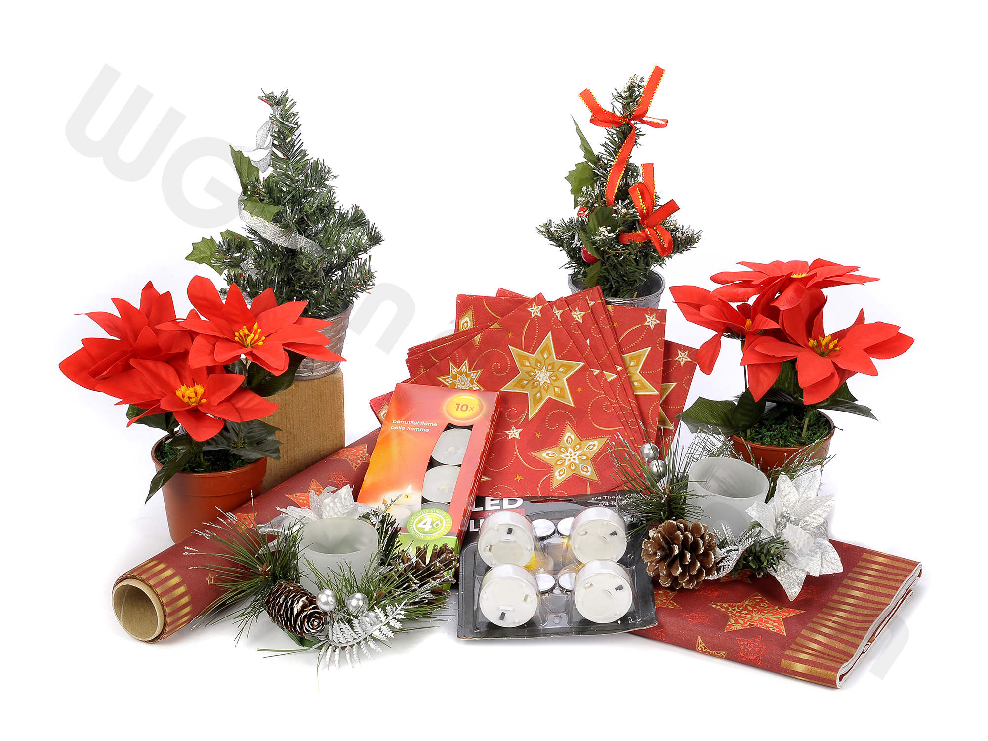 980220 KERST DECORATIESET V/TAFEL