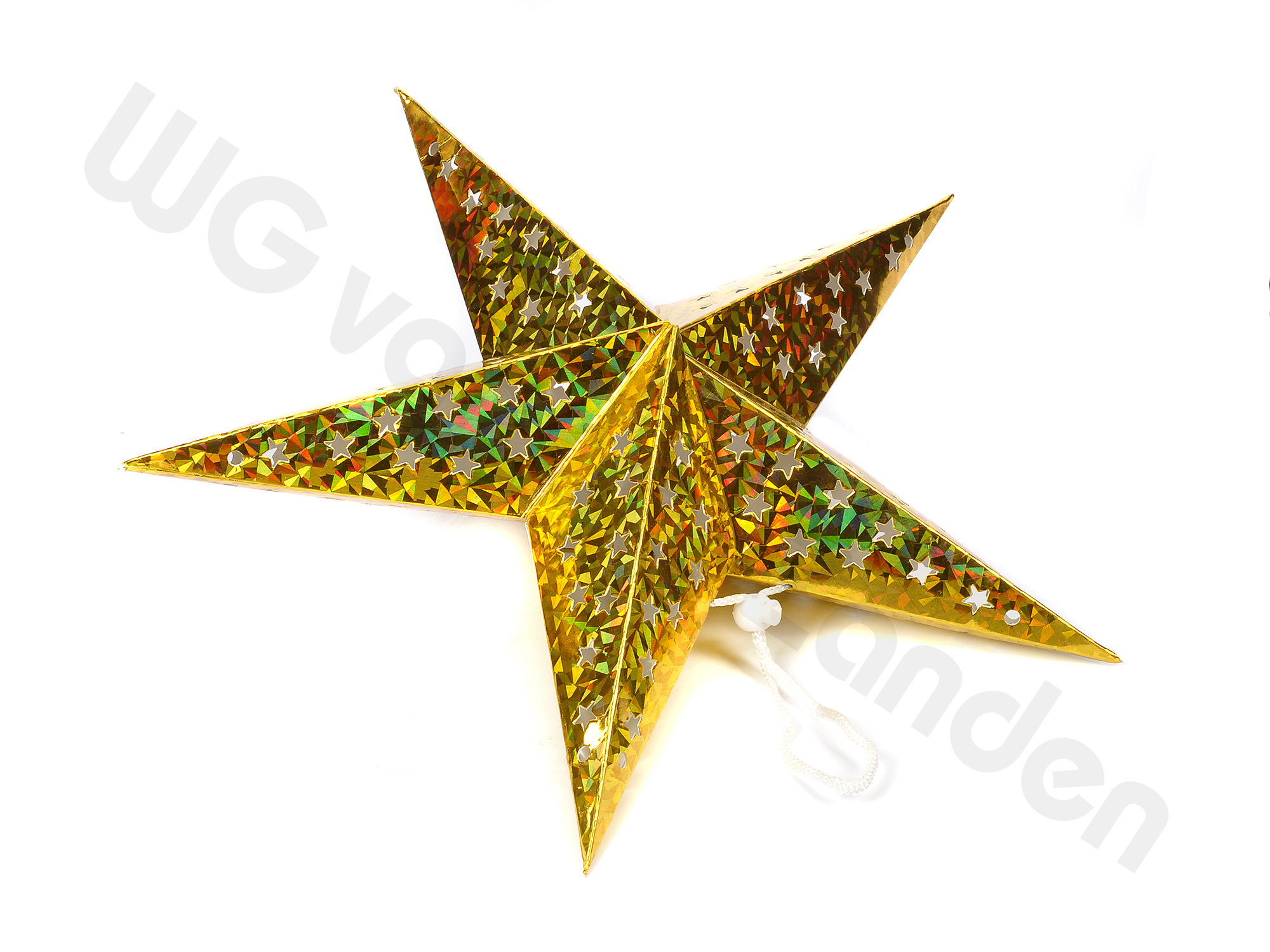 980526 XMAS HANGING DECO STAR 30CM