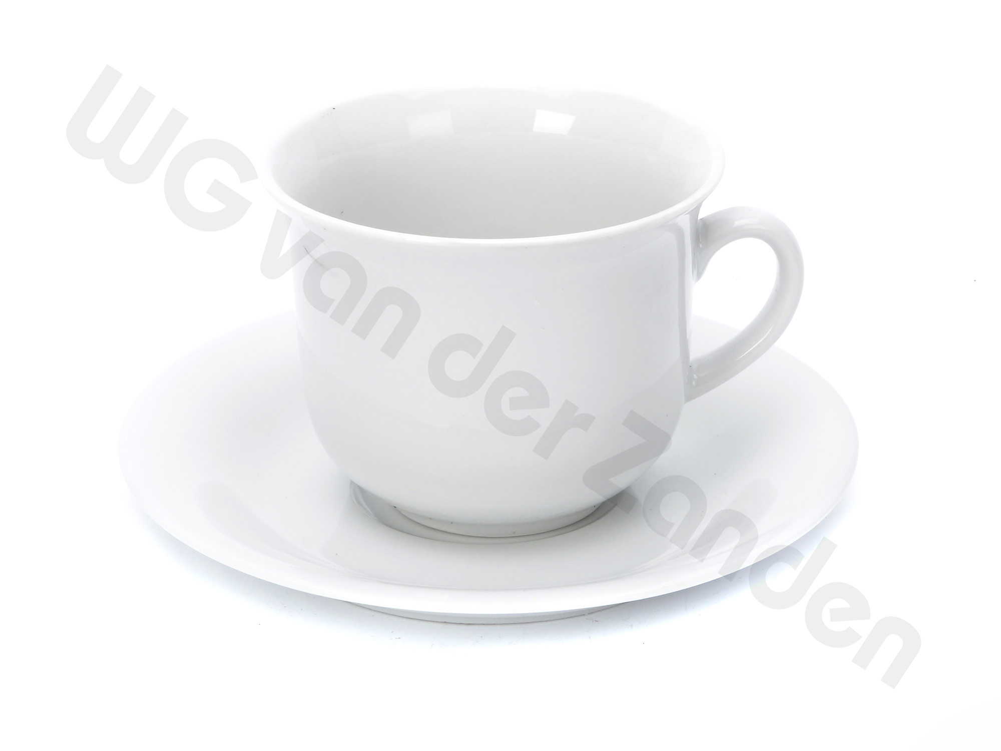 B91201 COFFEE CUP & SAUCER B-GRADE PORCELAIN 14CL