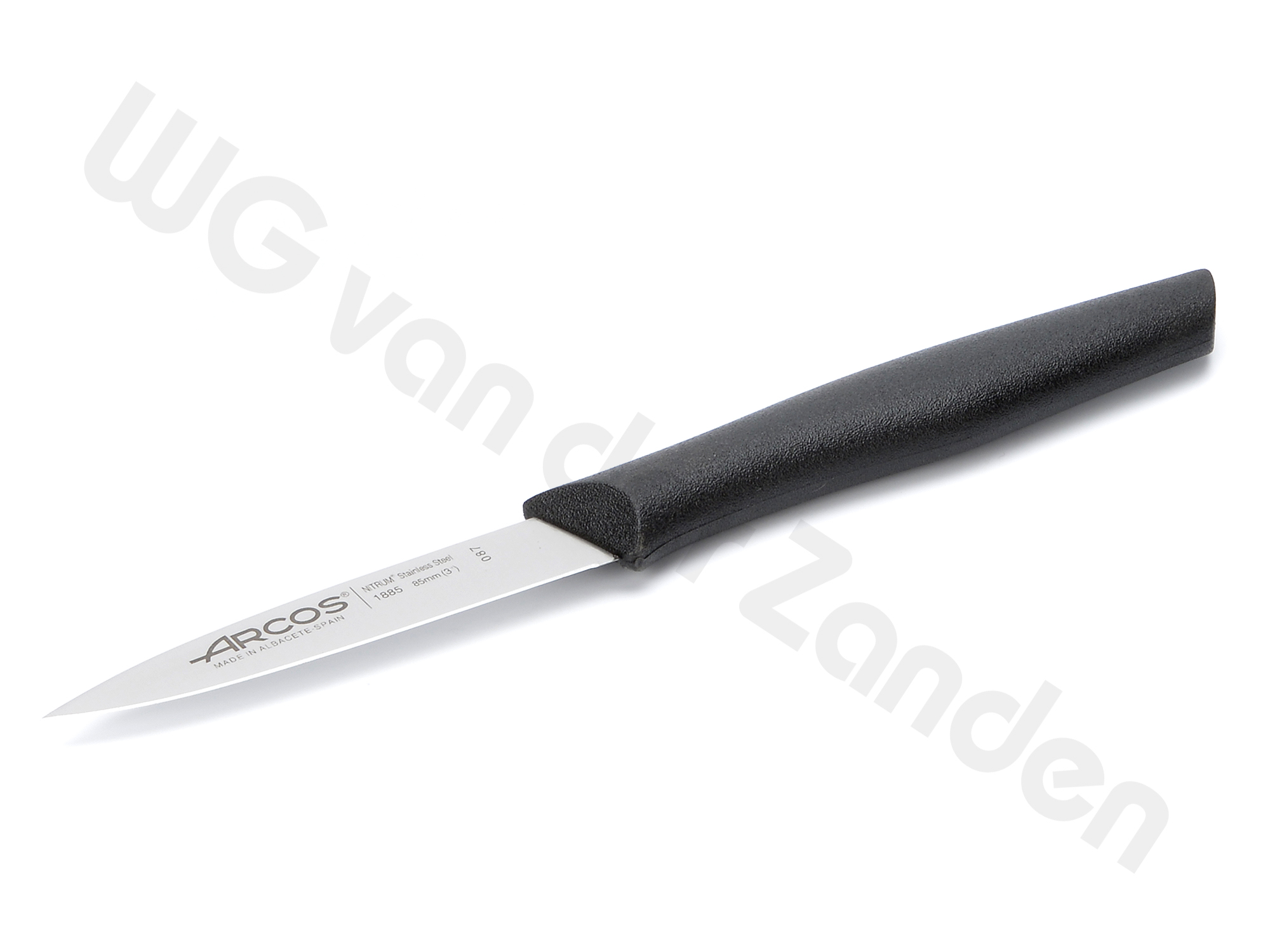 BP1010 PARING KNIFE 8.5CM BLACK HANDLE ARCOS